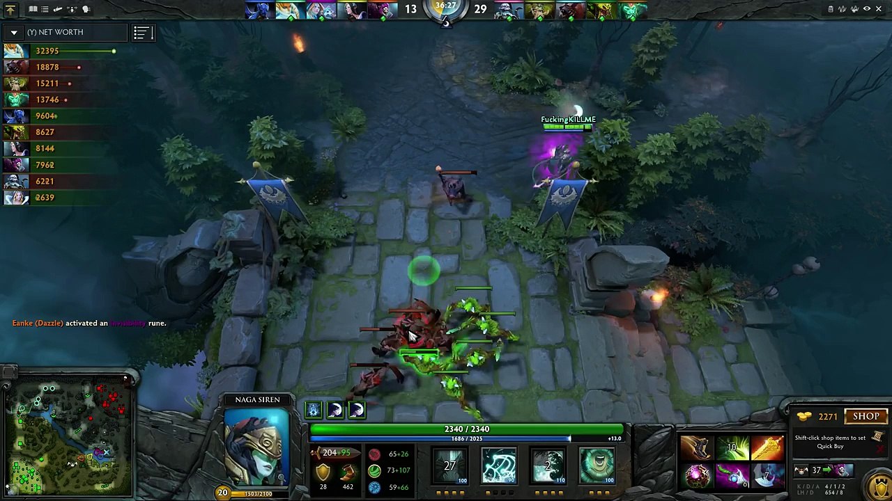 Miracle- Naga Siren GPM1065-LH 941- Dota 2 RedArchon_66