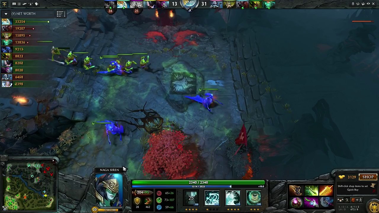 Miracle- Naga Siren GPM1065-LH 941- Dota 2 RedArchon_67
