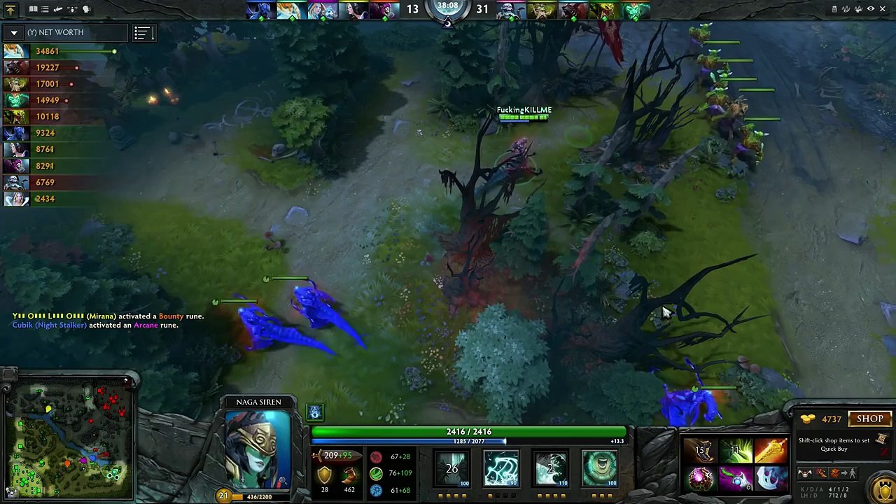 Miracle- Naga Siren GPM1065-LH 941- Dota 2 RedArchon_69