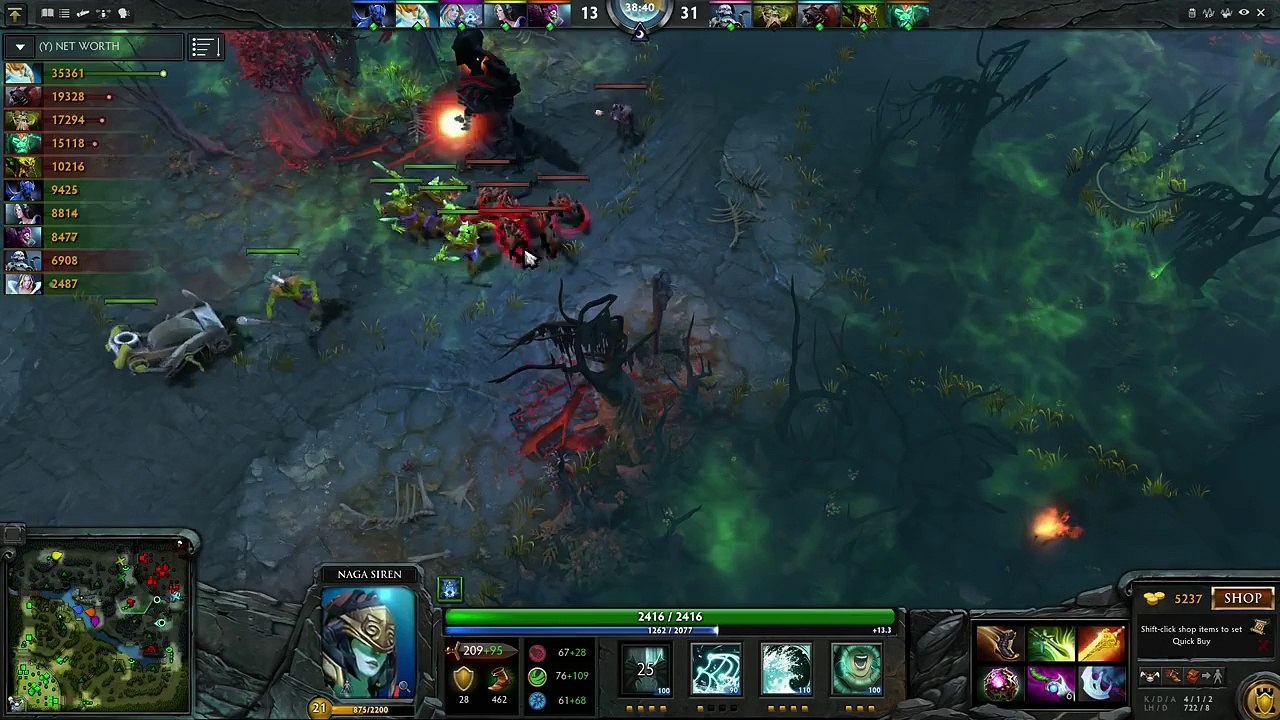 Miracle- Naga Siren GPM1065-LH 941- Dota 2 RedArchon_70