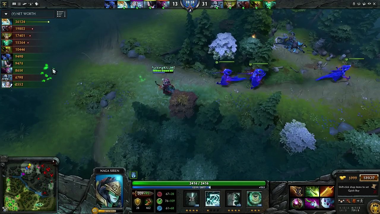 Miracle- Naga Siren GPM1065-LH 941- Dota 2 RedArchon_71
