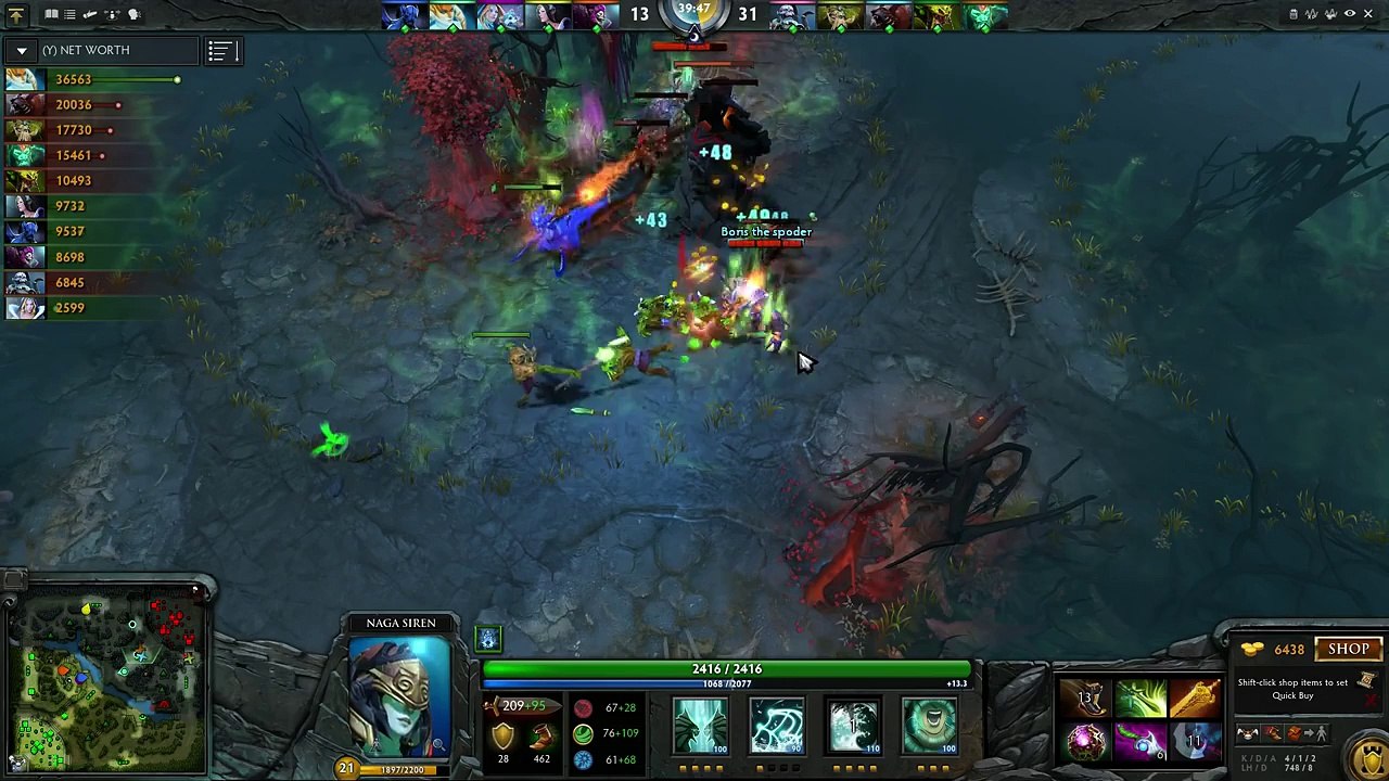 Miracle- Naga Siren GPM1065-LH 941- Dota 2 RedArchon_72