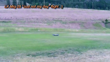 Glenns LX Mig-29 flight cut short do to an unexpected issue.