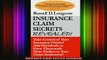 READ book  Insurance Claim Secrets Revealed Online Free