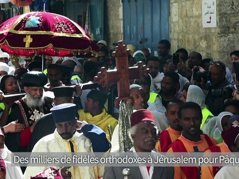 Jérusalem: des milliers de chrétiens rassemblés avant la Pâques orthodoxe