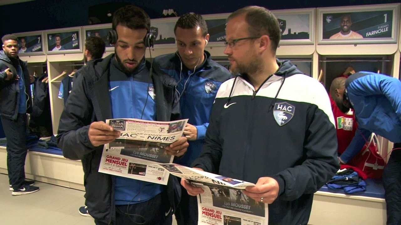 Avant HAC - Nîmes, les images de l'arrivée des joueurs au Stade Océane