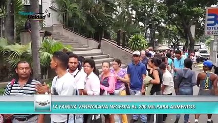 El aumento de la cesta básica no tiene comparación con el sueldo del venezolano