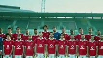 اعلان فودافون جمهورنا مع لاعبى النادى الاهلى التالنة شمال  كاملة 2016
