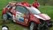 Rallye Lyon Charbonnières 2016 Crash DS3 N°127