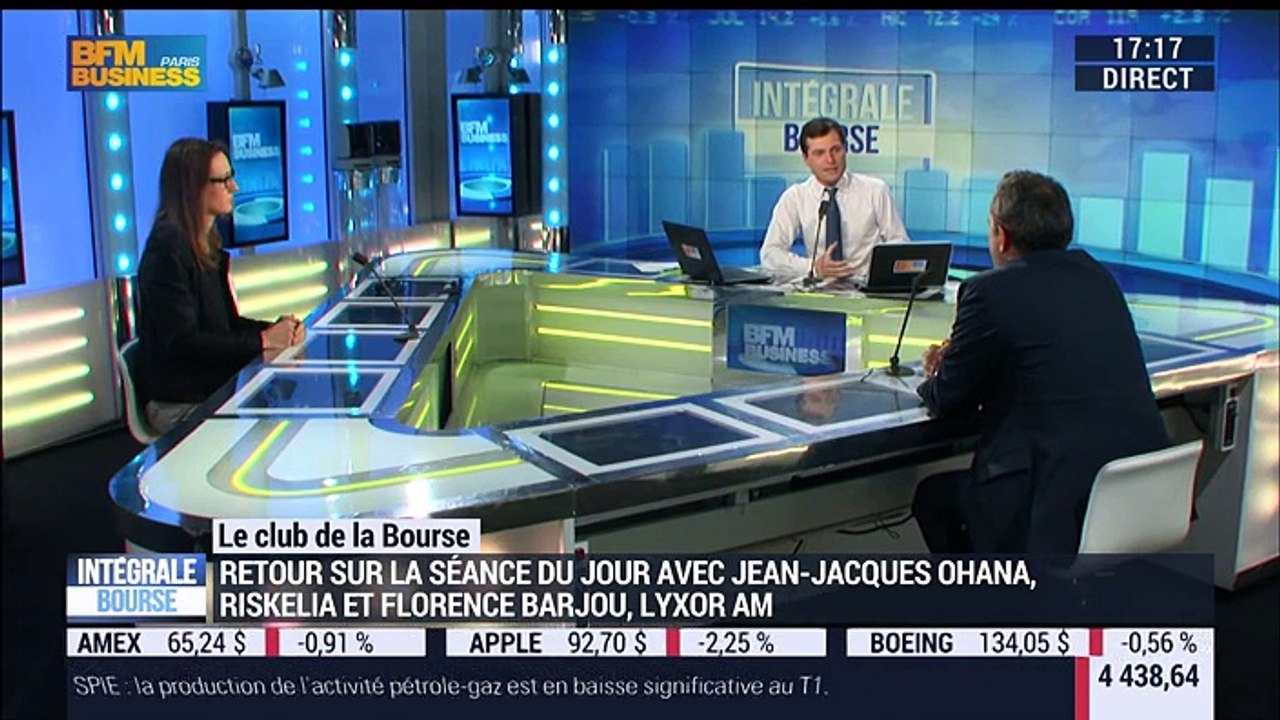 Le Club de la Bourse: Jean-Jacques Ohana, Florence Barjou et Alexandre Baradez - 29/04