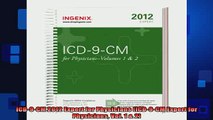 READ book  ICD9CM 2012 Expert for Physicians ICD9CM Expert for Physicians Vol 1  2 Free Online