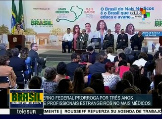 Brasil: Rousseff extiende por tres años el programa "Más Médicos"