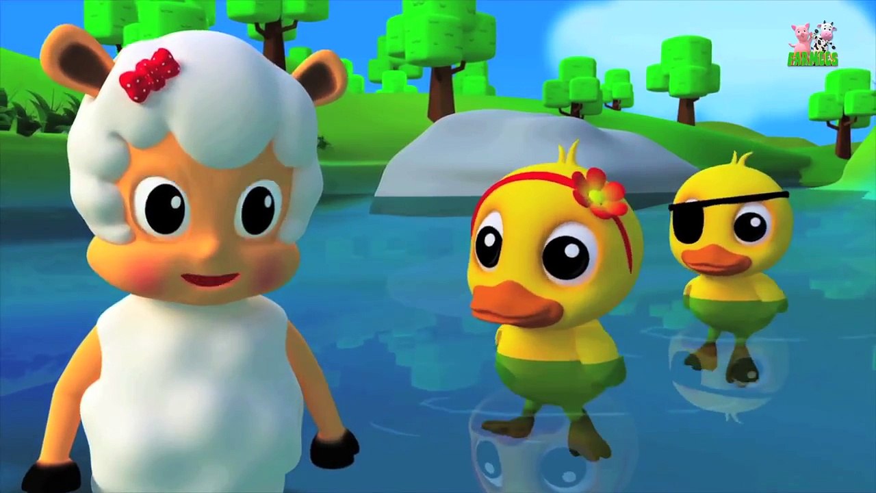 Five Little Piggies | 3D Nursery Rhymes For Kids And Childrens | Songs For Baby