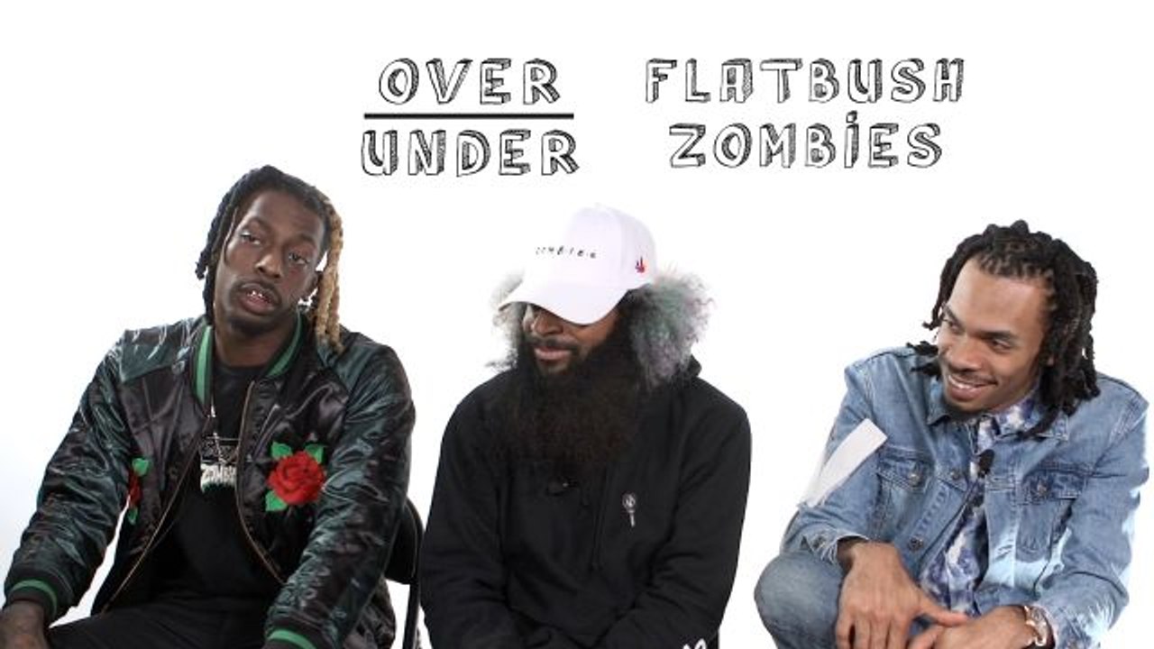 The Flatbush Zombies Rate OJ Simpson, Matt Damon and Macklemore | Over/Under