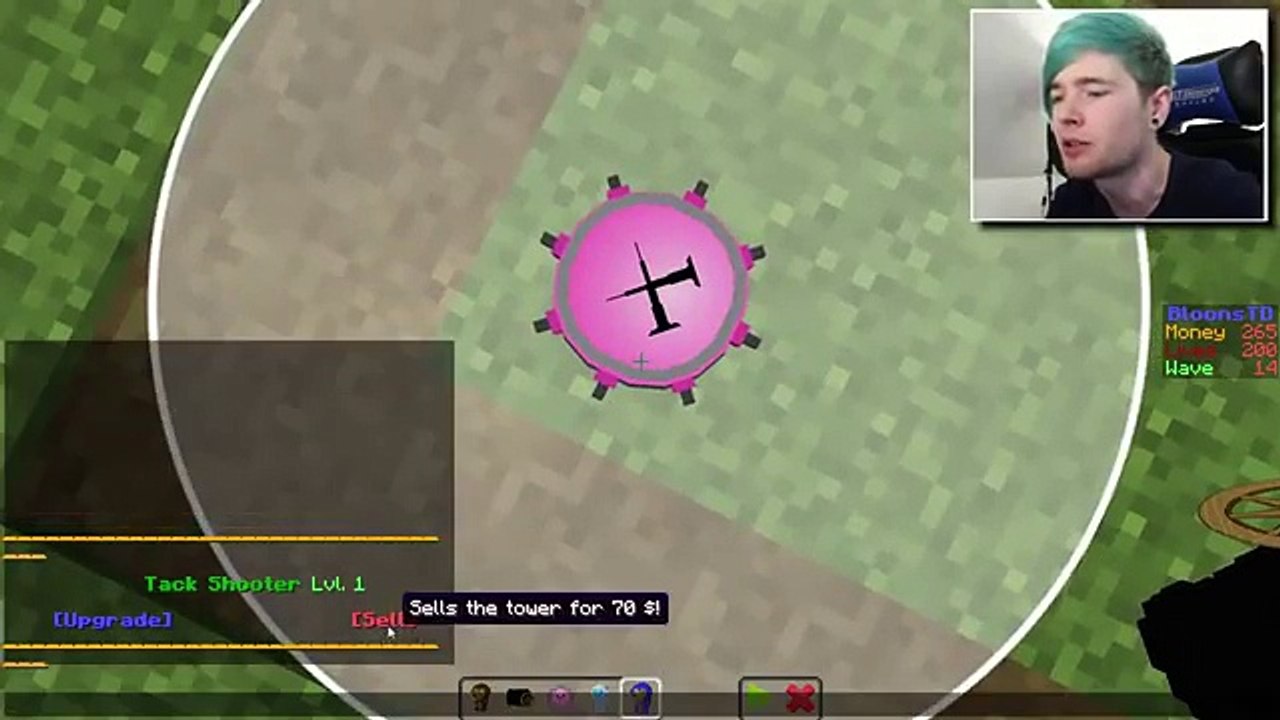 DanTDM Minecraft | BLOONS TOWER DEFENCE IN MINECRAFT!!