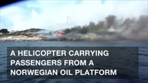 13 dead in oil rig helicopter crash off Norwegian coast
