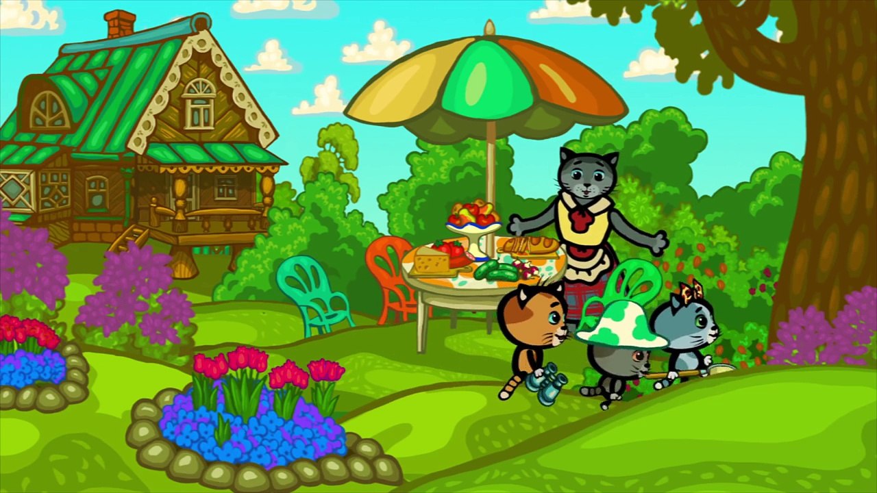 Детские песенки - КОТЯТКИНЫ ИСТОРИИ - Надо кушать и расти - Развивающие мультики для детей