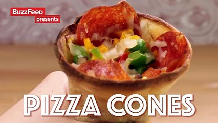 How To Make Pizza Cones