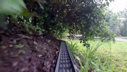 Awesome Lego Train Set. Going through the Garden & House