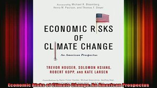 FREE EBOOK ONLINE  Economic Risks of Climate Change An American Prospectus Full EBook