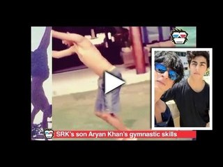 WOW! Watch SRK's son Aryan Khan's gymnastic skills; Does cart wheel & back flips like a pr