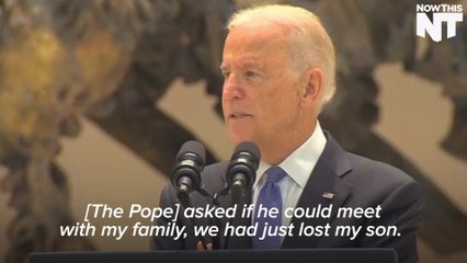 Joe Biden Says The Pope Comforted Him After His Son's Death