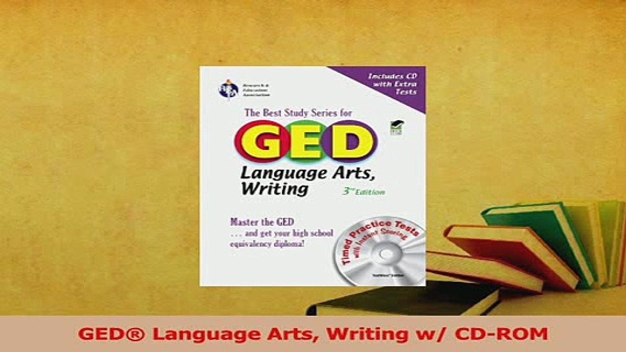 PDF  GED Language Arts Writing w CDROM Download Online