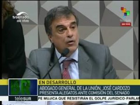 Cardozo: Impeachment contra Rousseff no tiene bases jurídicas