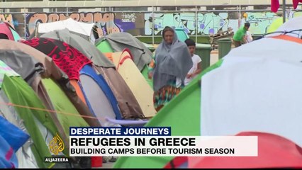 Refugees brushed aside as Greece prepares for tourists
