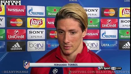 Attlé de M@d 1-0 VS B@y Mun Match - Fernando Torres Interview