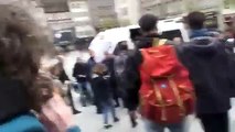 Dérapage de policiers pendant la manifestation du 9 avril