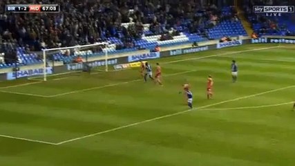 Davis GOAL (2 - 2) - Birmingham vs Middlesbrough - 29-04-2016