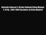 Download Evinrude/Johnson 2-Stroke Outboard Shop Manual: 2-70 Hp . 1995-1998 (Includes Jet