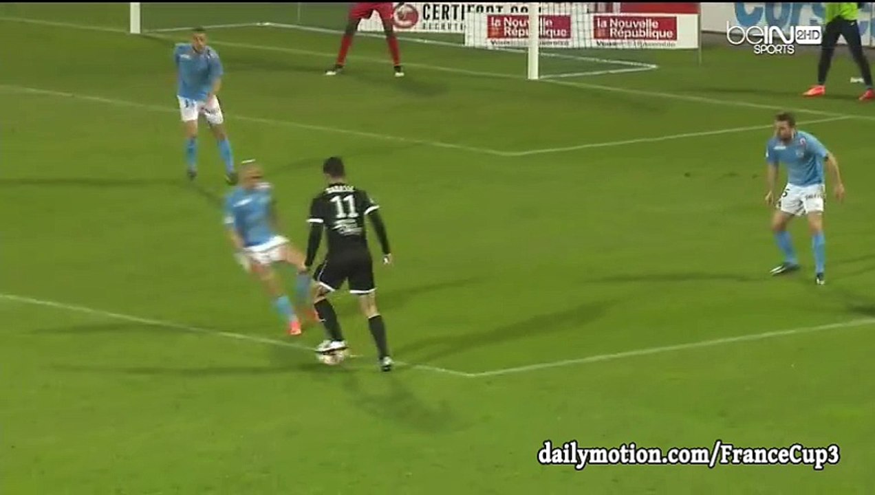 Adrian Dabasse Goal HD - Tours 1-1 Niort - 29-04-2016