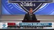 NFL Draft 2016 New York Giants Unbeliavable pick ! OMG !