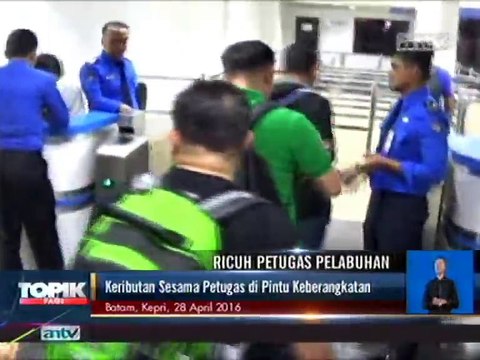 Oknum Ditpam dan Pengelola Pelabuhan Batam Centre Ribut