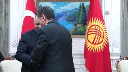 Başbakan Yardımcısı Türkeş, Ceenbekov Tarafından Kabul Edildi