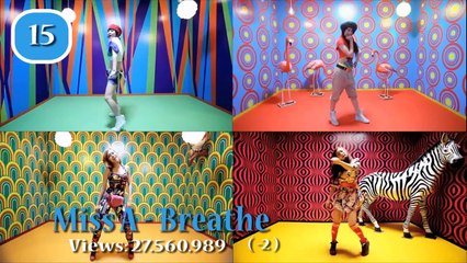 Top 20 Most Viewed Music Videos - JYP Entertainment (April, 2016)