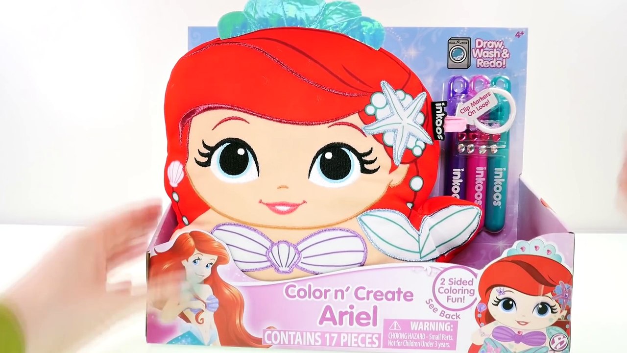 La Sirenita Ariel Colorea y Crea  Disney Princesas Coloreando_Pintando_Dibujando