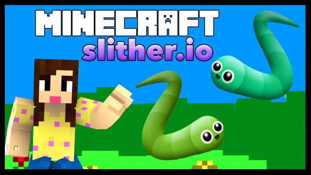 SLITHER.IO in MINECRAFT! - Mini-Games w/Biggs87x