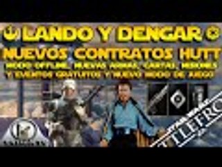 Lando Calrissian y Dengar en Bespin, más héroes, armas, cartas, misiones.. Star Wars Battlefront
