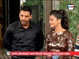 John Abraham and Shruti Haasan at the song shoot of 'Welcome Back' title song