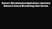 [Read book] Benson's Microbiological Applications: Laboratory Manual in General Microbiology