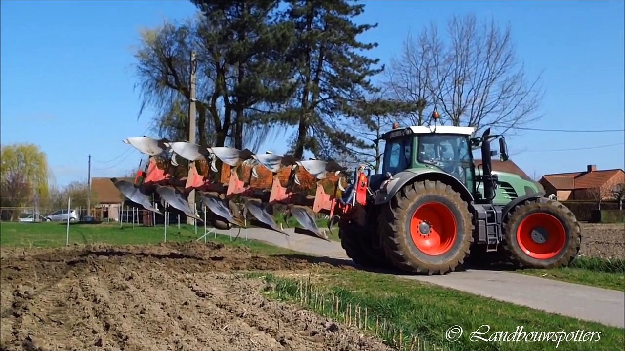 Fendt Vario 936 met 5 schaar - De Pourcq uit Astene