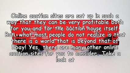 Online Auction Sites: Oh The Possibilities!