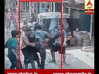 Surat Two Group Clash CCTV Footage
