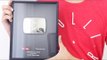 Youtube Silver Play Botton - Placa de 100 mil inscritos - Unboxing