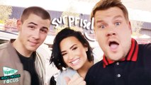 Demi Lovato and Nick Jonas Carpool Karaoke With James Corden