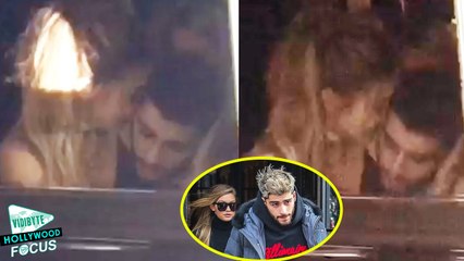 Gigi Hadid and Zayn Malik Romance in Car While Leaving Birthday Party