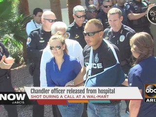 Chandler officer released from hospital after nearly a week